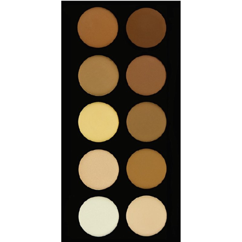 Crown 10 Colour Powder Contour Palette