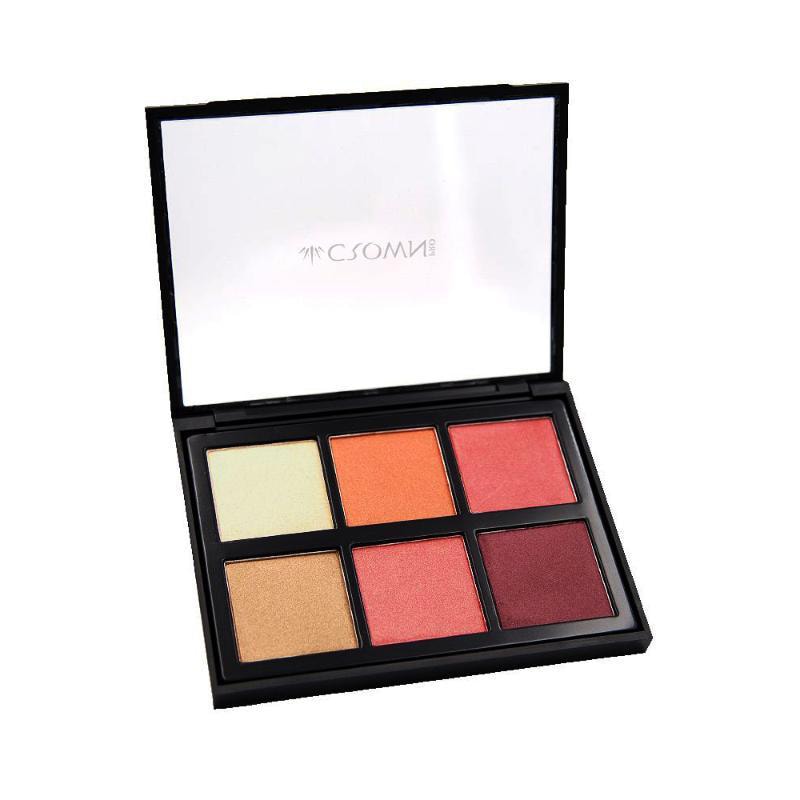 Crown 6 Colour Blush & Glo Palette