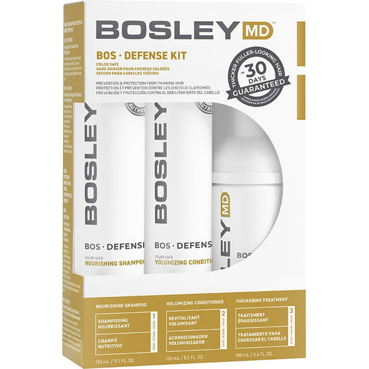 Bosley Defense for Coloured Normal to Fine Hair Starter Pack, 3 Pieces