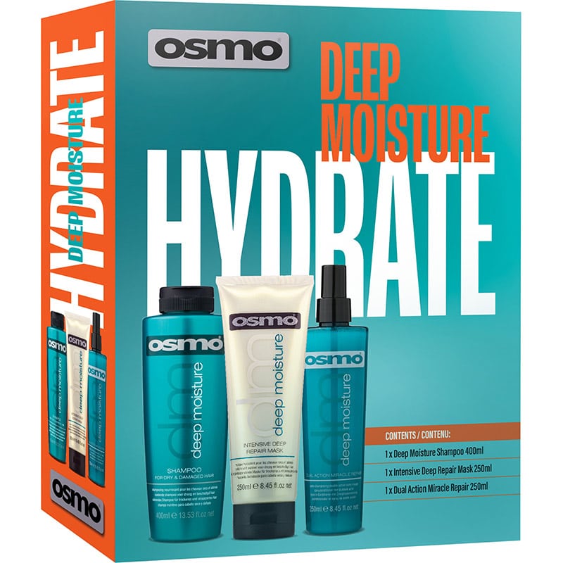 OSMO Hydrate Deep Moisture Gift Pack, 3 Pieces