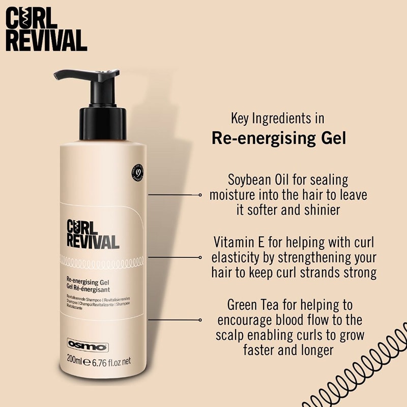 OSMO Curl Revival Re-Energising Gel, 200ml