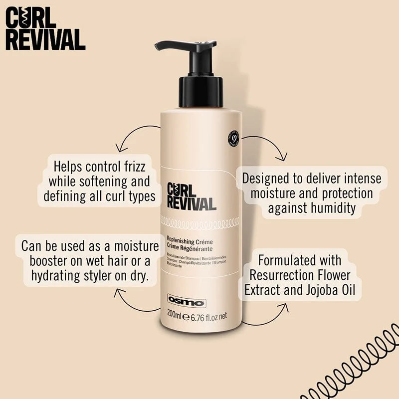 OSMO Curl Revival Replenishing Cream, 200ml