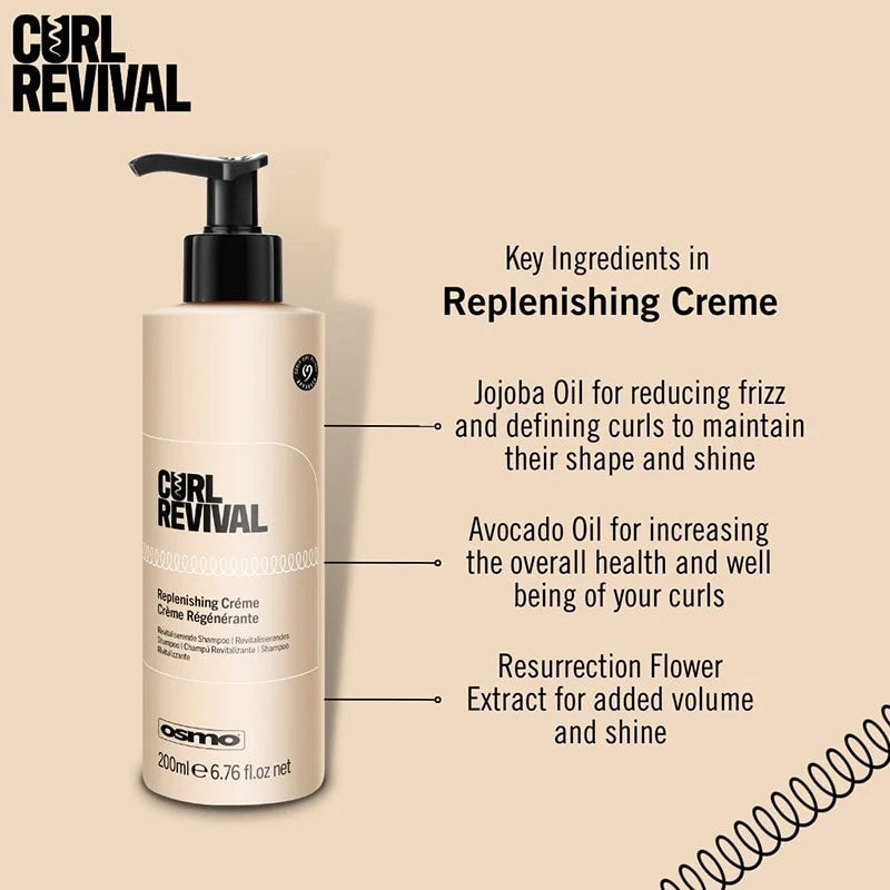 OSMO Curl Revival Replenishing Cream, 200ml