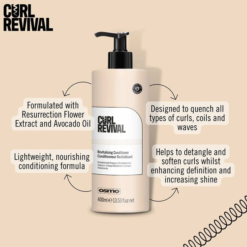 OSMO Curl Revival Revitalising Conditioner, 400ml