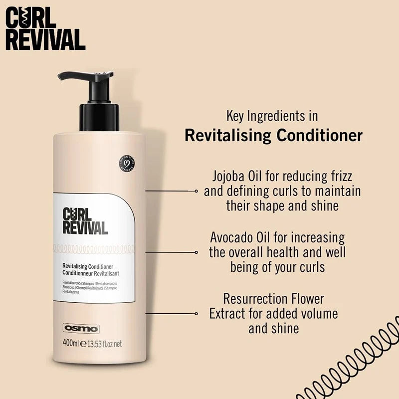 OSMO Curl Revival Revitalising Conditioner, 400ml