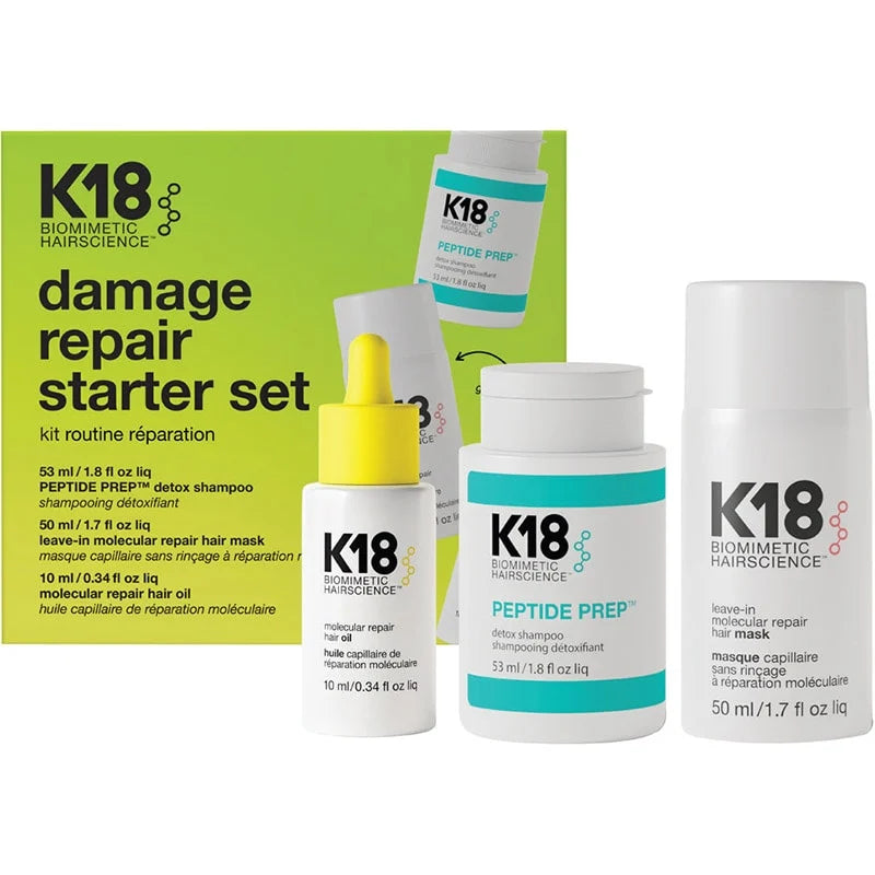 K18 Damage Repair Starter Set, 3 Pieces