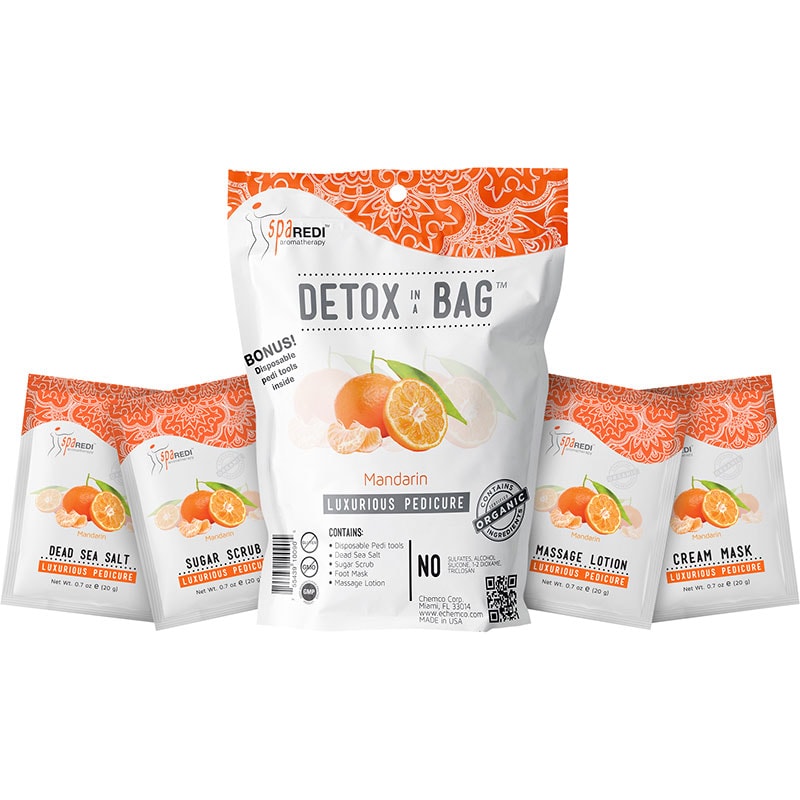 Spa Redi 4 Step Detox in a Bag Luxurious Pedicure