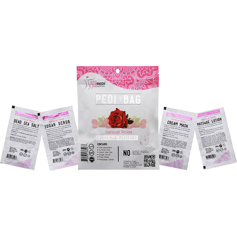 Spa Redi 4 Step Pedi in a Bag Luxurious Pedicure