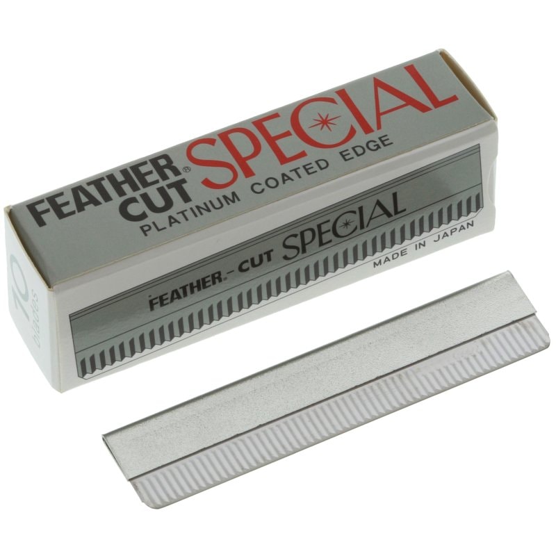 Feather Cut Blades Corrugated, 10/Box