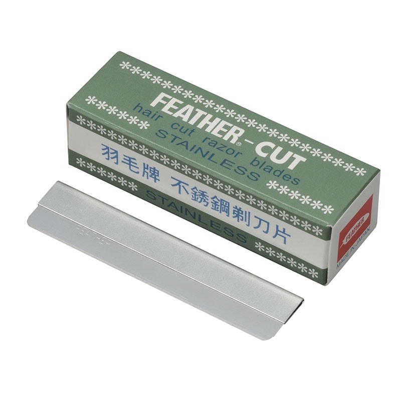 Feather Cut Blades Smooth, 10/Box