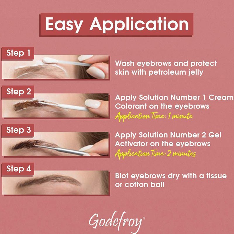 Godefroy Instant Eyebrow Tint Kit