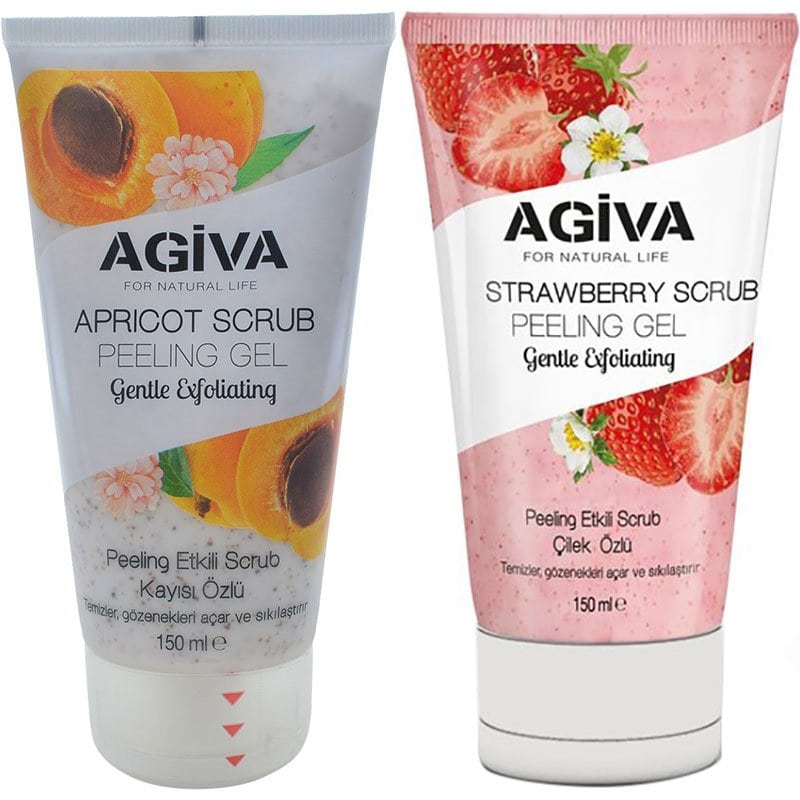 Agiva Facial Scrub Peeling Gel, 350ml