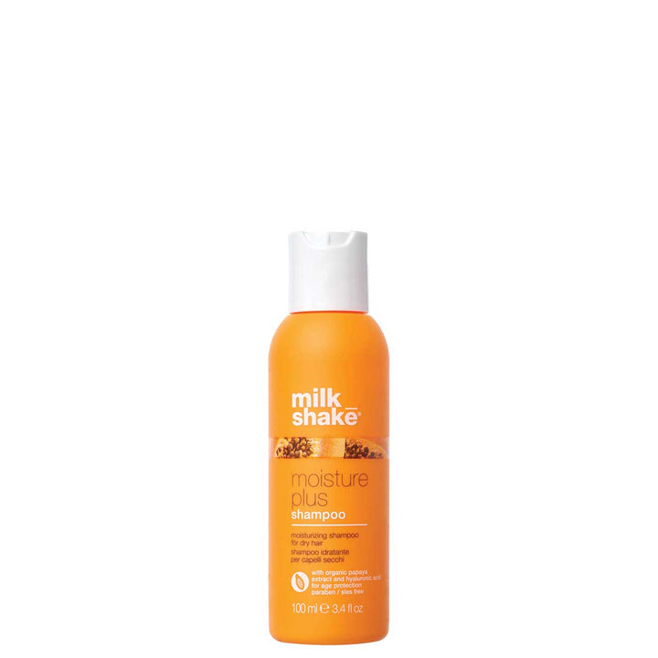 milk_shake moisture plus shampoo, travel size, 100ml