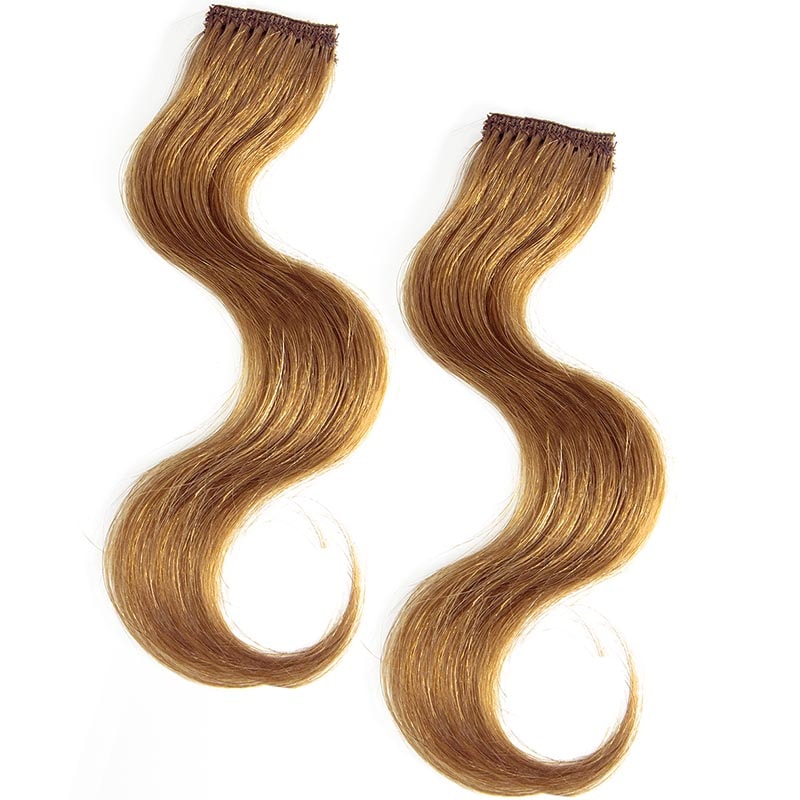 Yoshe 100 % Human Hair Clip Highlight, 2/Pack