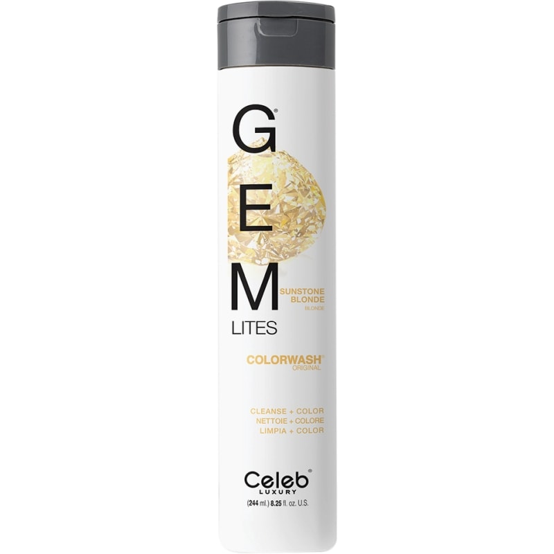 Celeb Luxury Gem Lites Colorwash Shampoo, Sunstone Blonde, 244ml