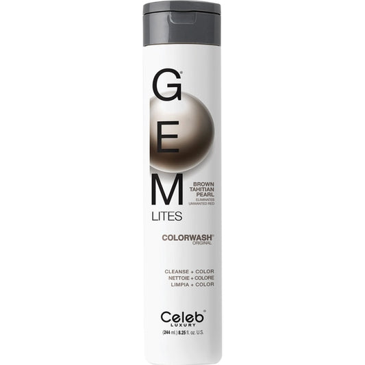 Celeb Luxury Gem Lites Colorwash Shampoo, Brown Tahitian Pearl, 244ml