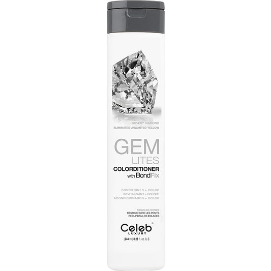 Celeb Luxury Gem Lites Colorditioner with BondFix, Silvery Diamond, 244ml