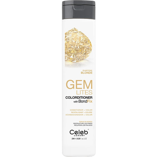 Celeb Luxury Gem Lites Colorditioner with BondFix, Sunstone Blonde, 244ml