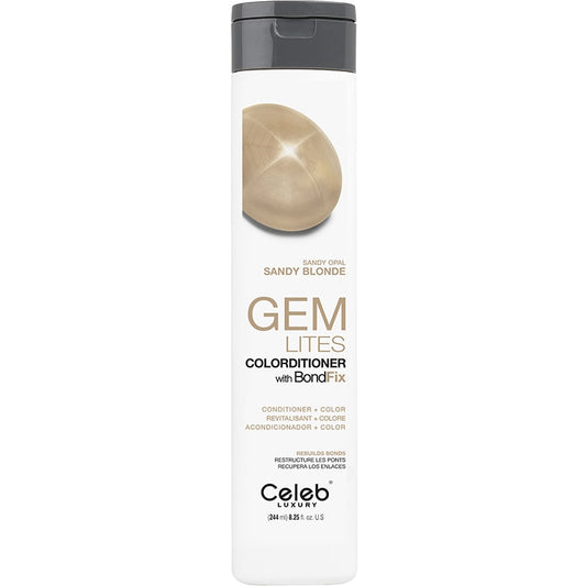 Celeb Luxury Gem Lites Colorditioner with BondFix, Sandy Opal Blonde, 244ml