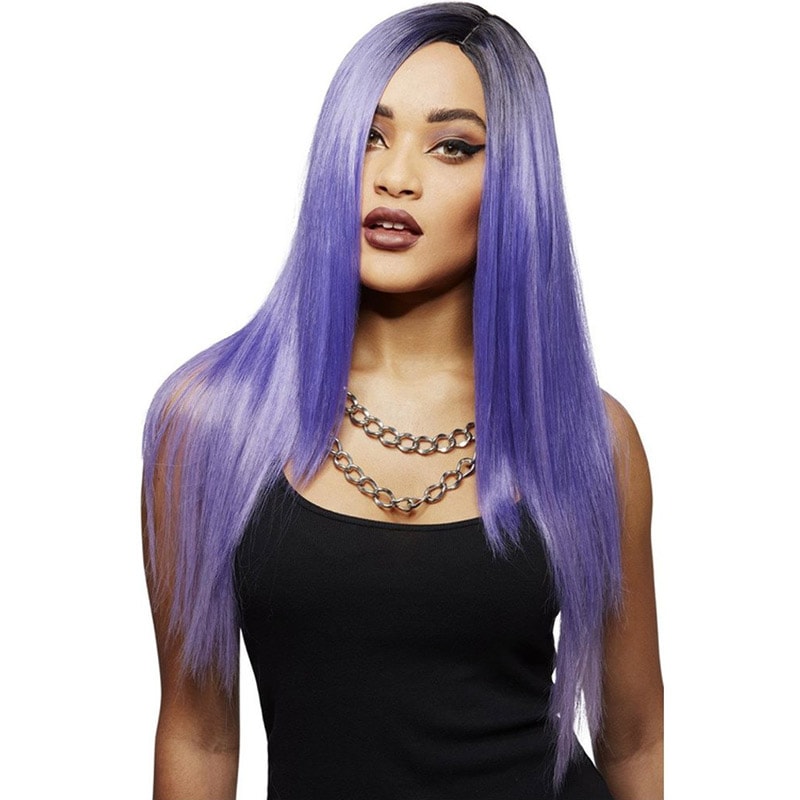 Manic Panic Long Cut Super Vixen™ Wig – Amethyst Ombre™