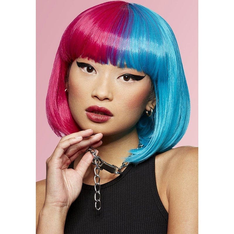 Manic Panic Short Cut Glam Doll™ Wig – Blue Valentine™