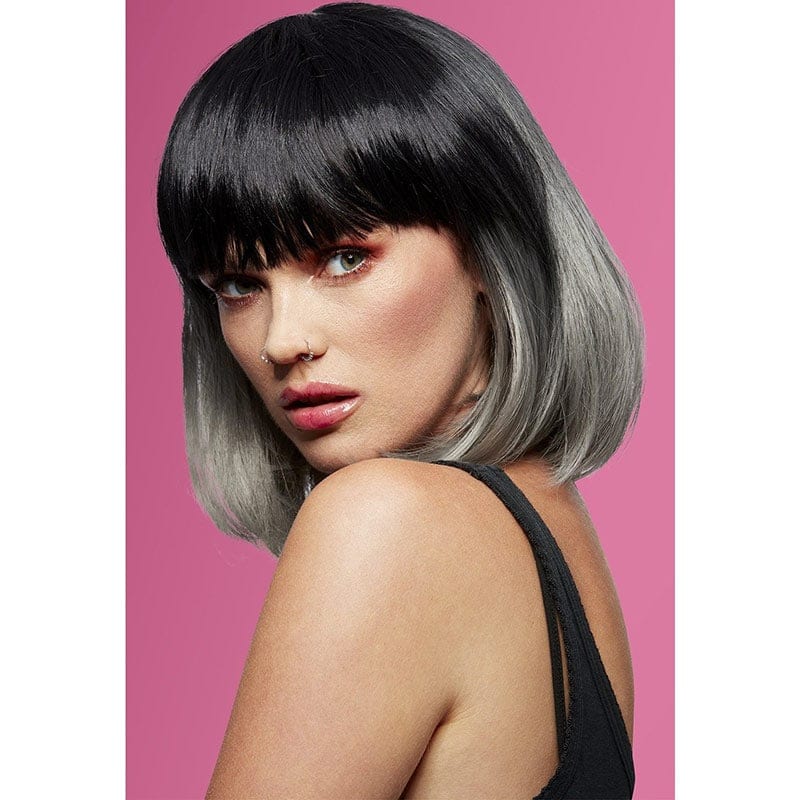 Manic Panic Short Cut Glam Doll™ Wig – Alien Grey™ Ombre