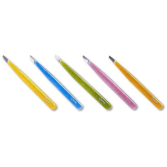 Credo Solingen Pop Art Assorted Colours Tweezer – Slant, 9cm