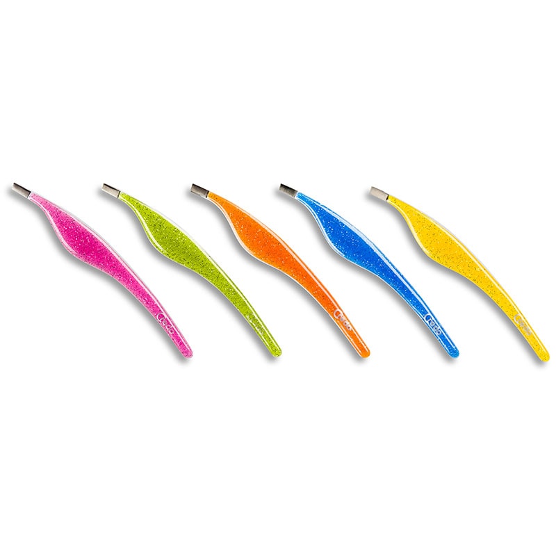 Credo Solingen Pop Art Assorted Colours Tweezer – Dragonfly Slant, 9cm